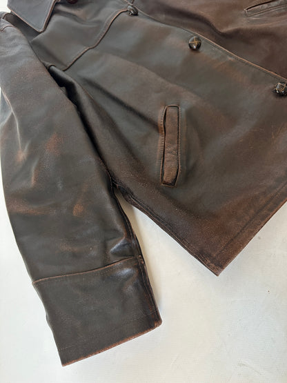ALAN GORDON rare aviator distressed jacket