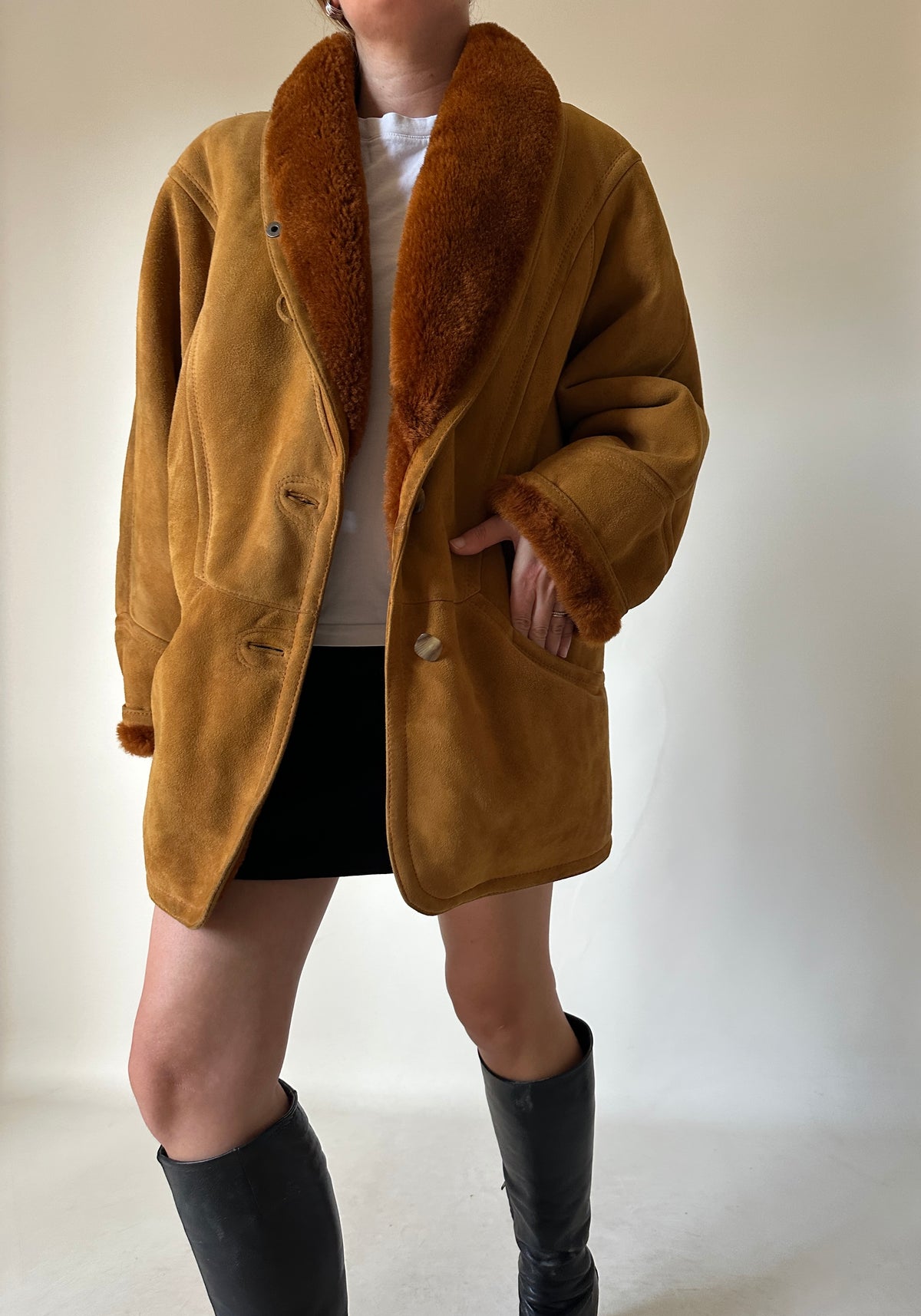 Biscuit petite Shearling