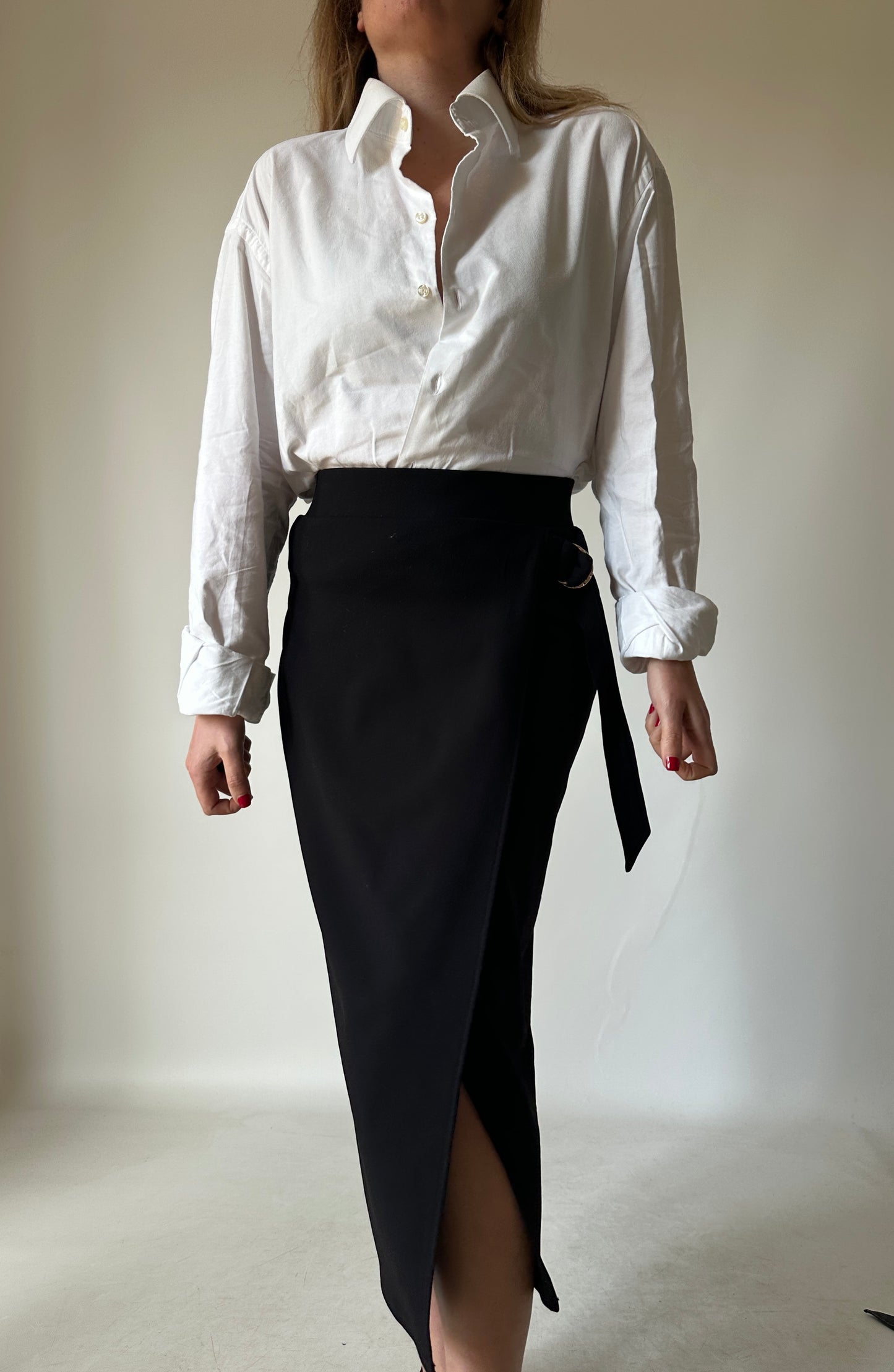 Essential oversize white shirt