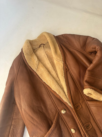 Camel passpartour Shearling