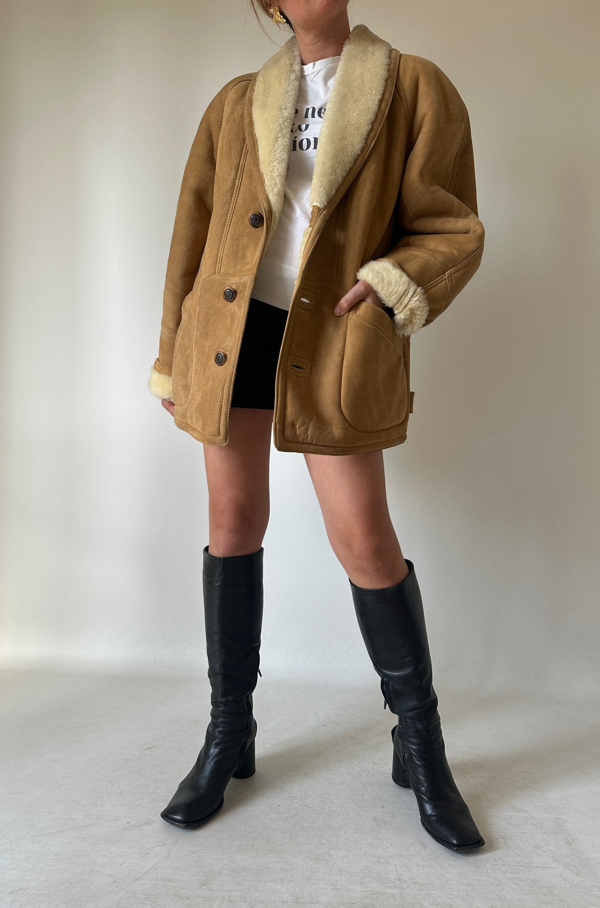 Honey petite Shearling