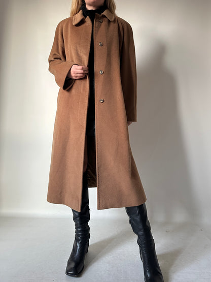 PIACENZA pure wool camel coat