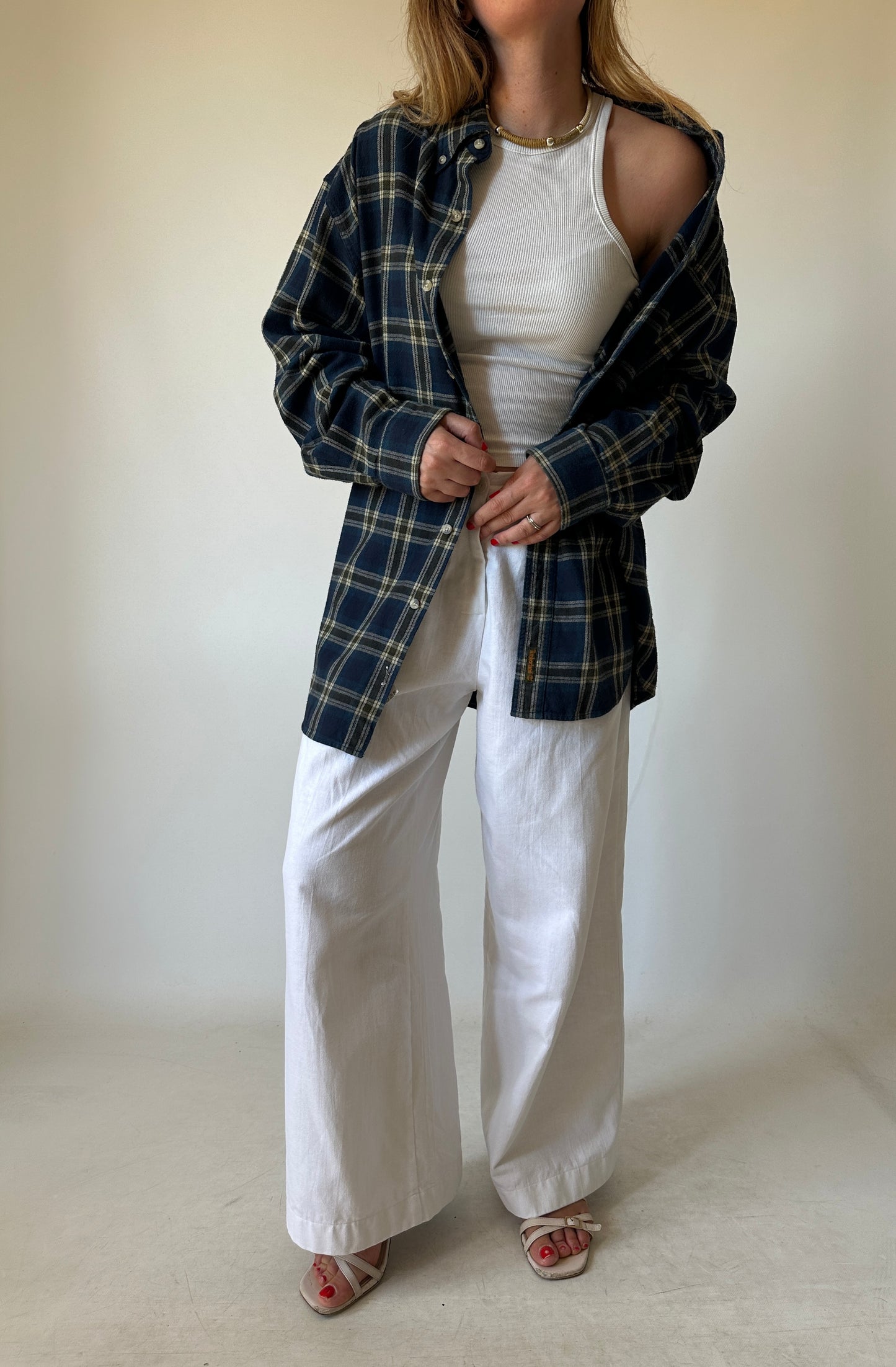 TIMBERLAND plaid cotton shirt