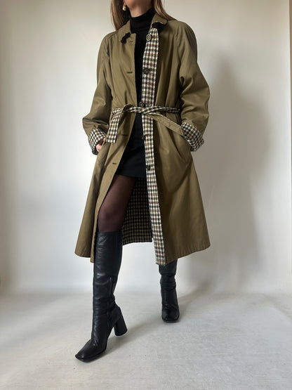 Trench cappottino double-face