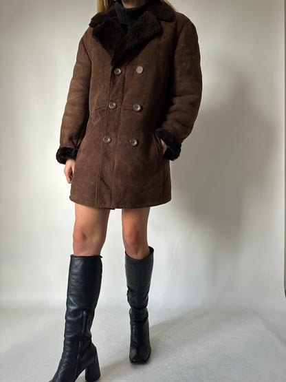 Chocolate petite Shearling