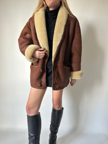 Brown perfect Shearling