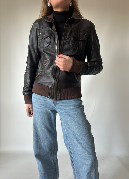 Chocolate petite bomber