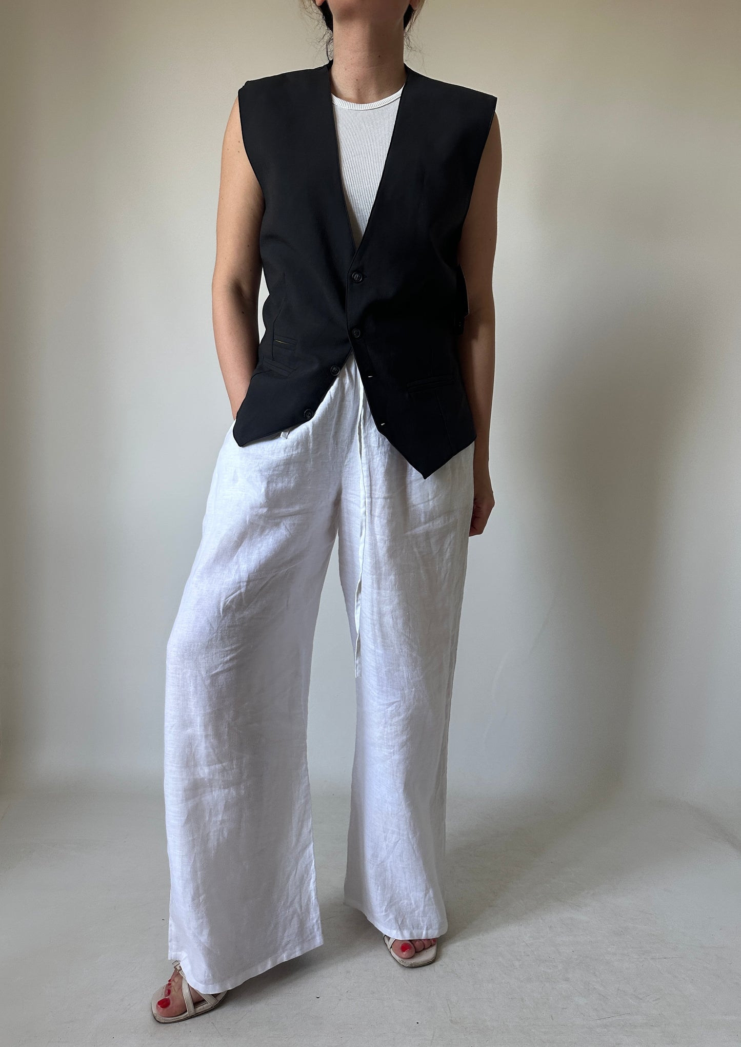 Gilet cool in fresco lana