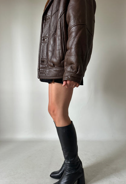 Chocolate beautiful Shearling