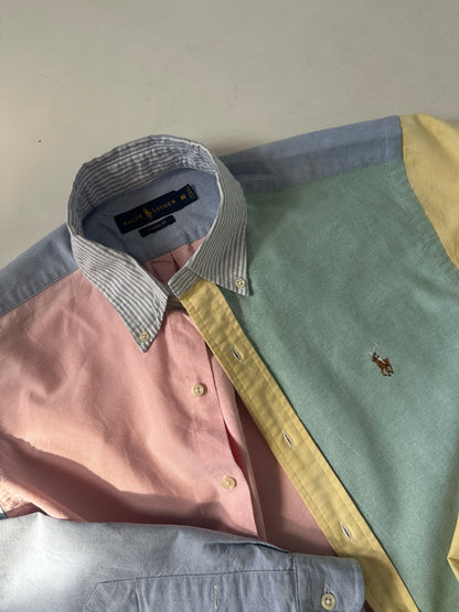 RALPH LAUREN unique patchwork shirt