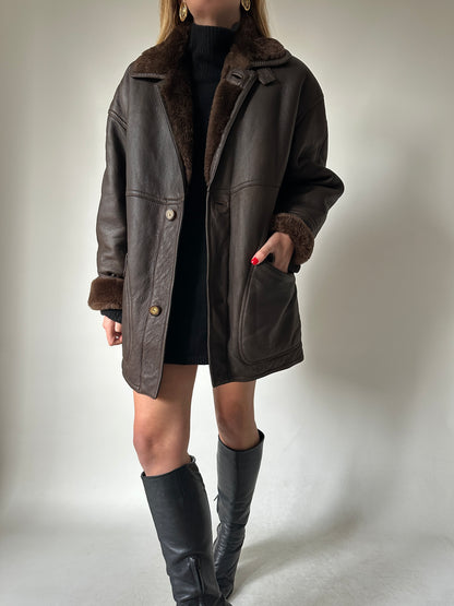 Chocolate beautiful Shearling