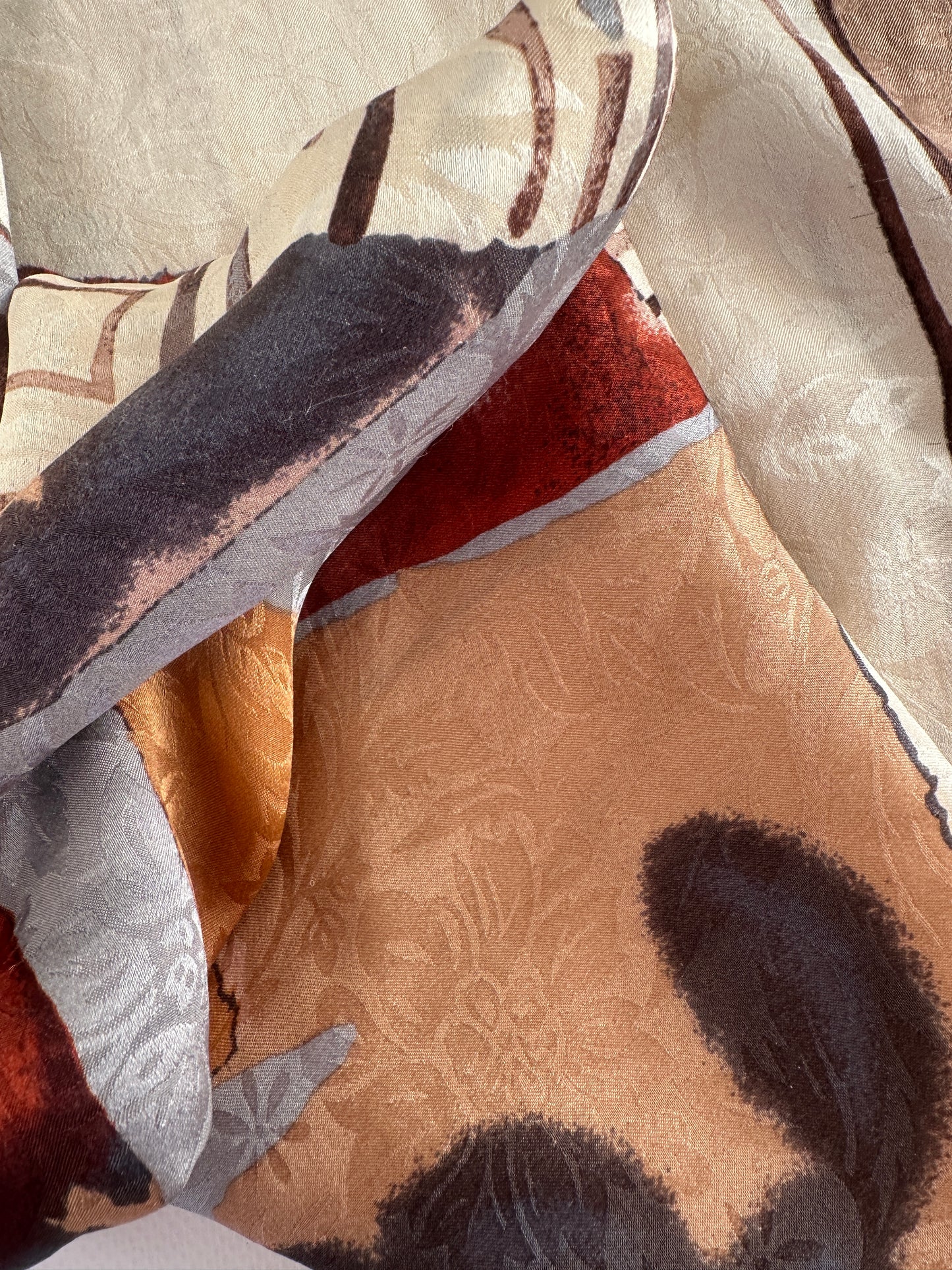 Maxi foulard in pura seta