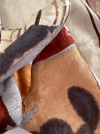Maxi foulard in pura seta