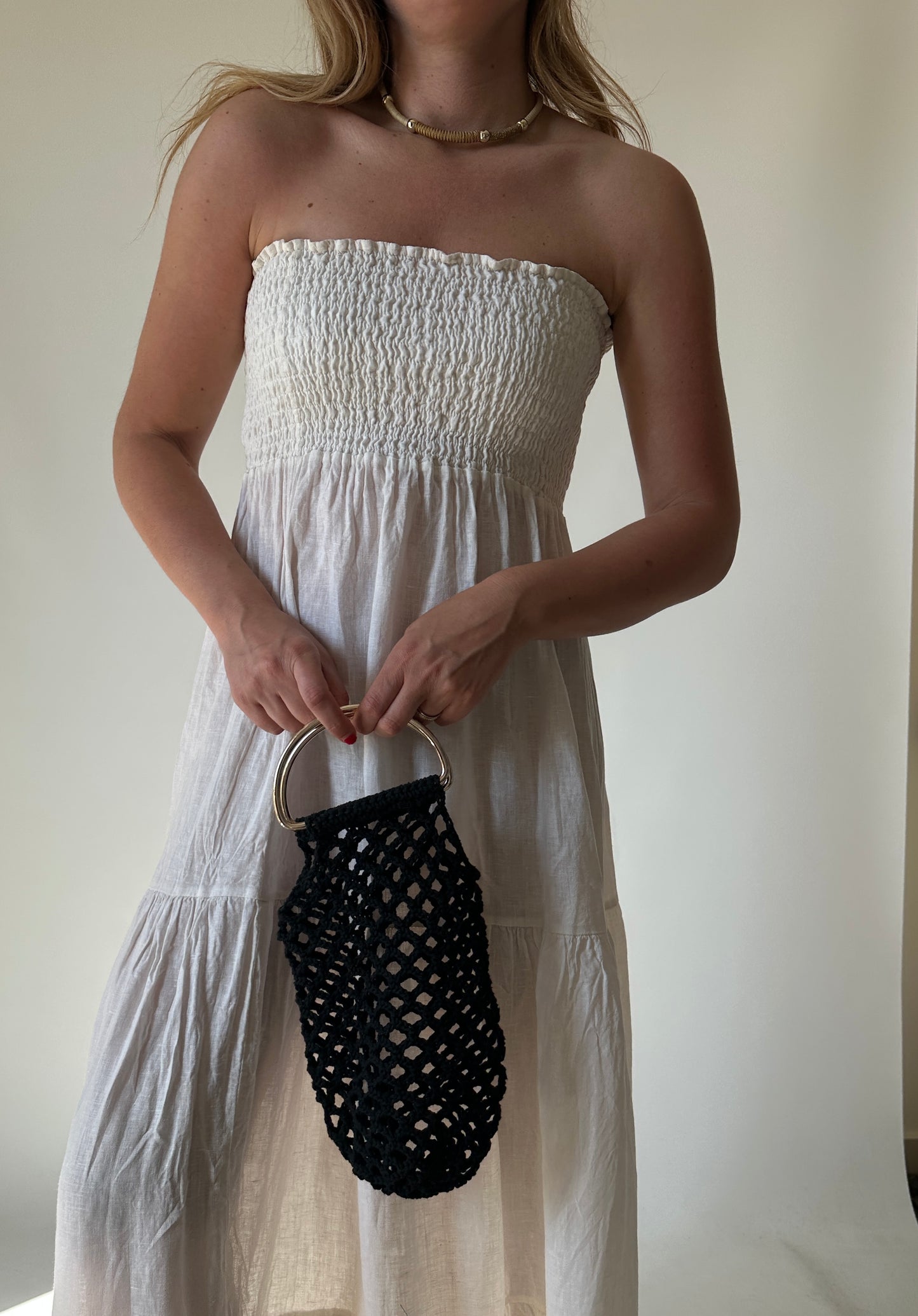 Long 100% linen dress