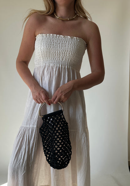 Long 100% linen dress