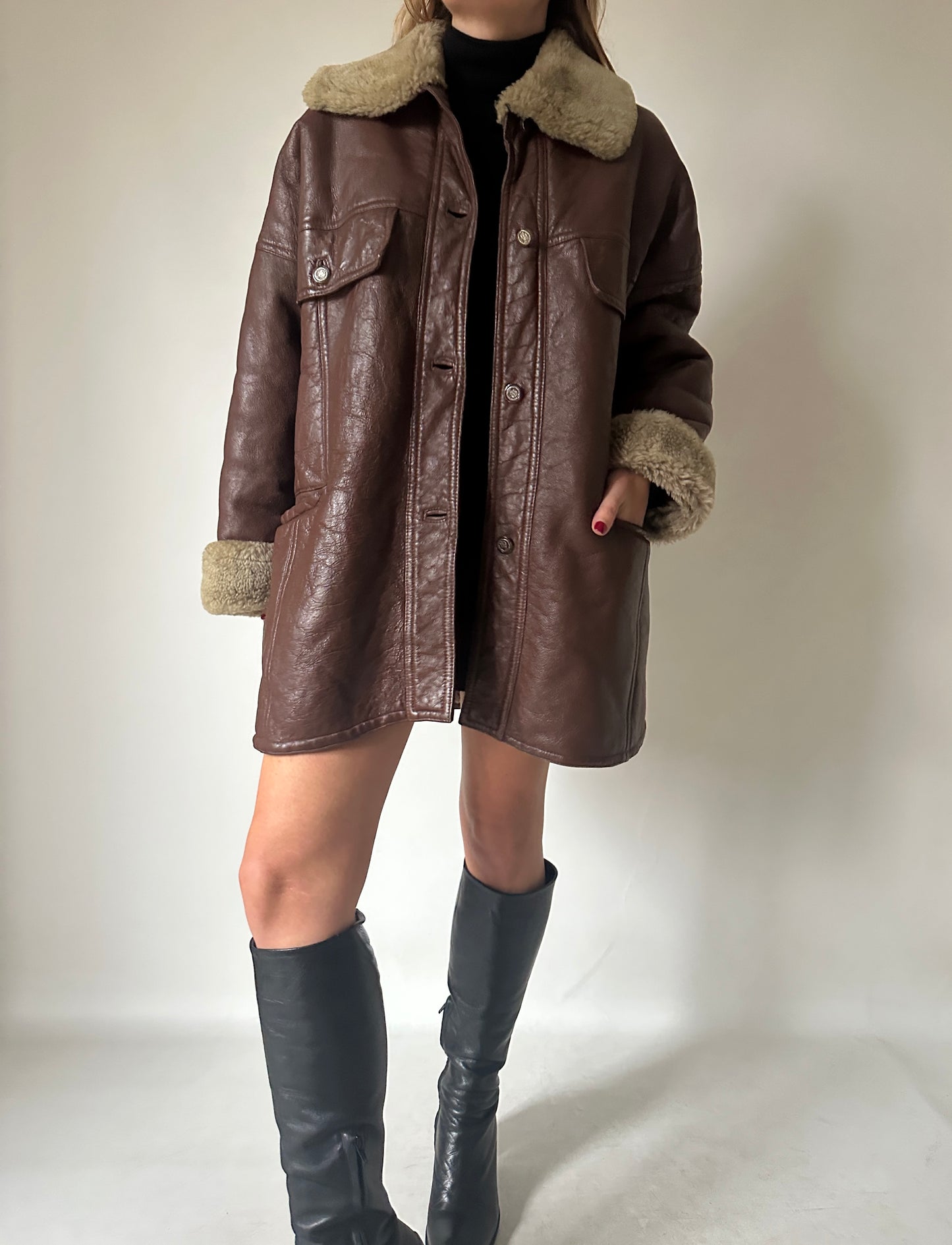 Dreamy brown Shearling