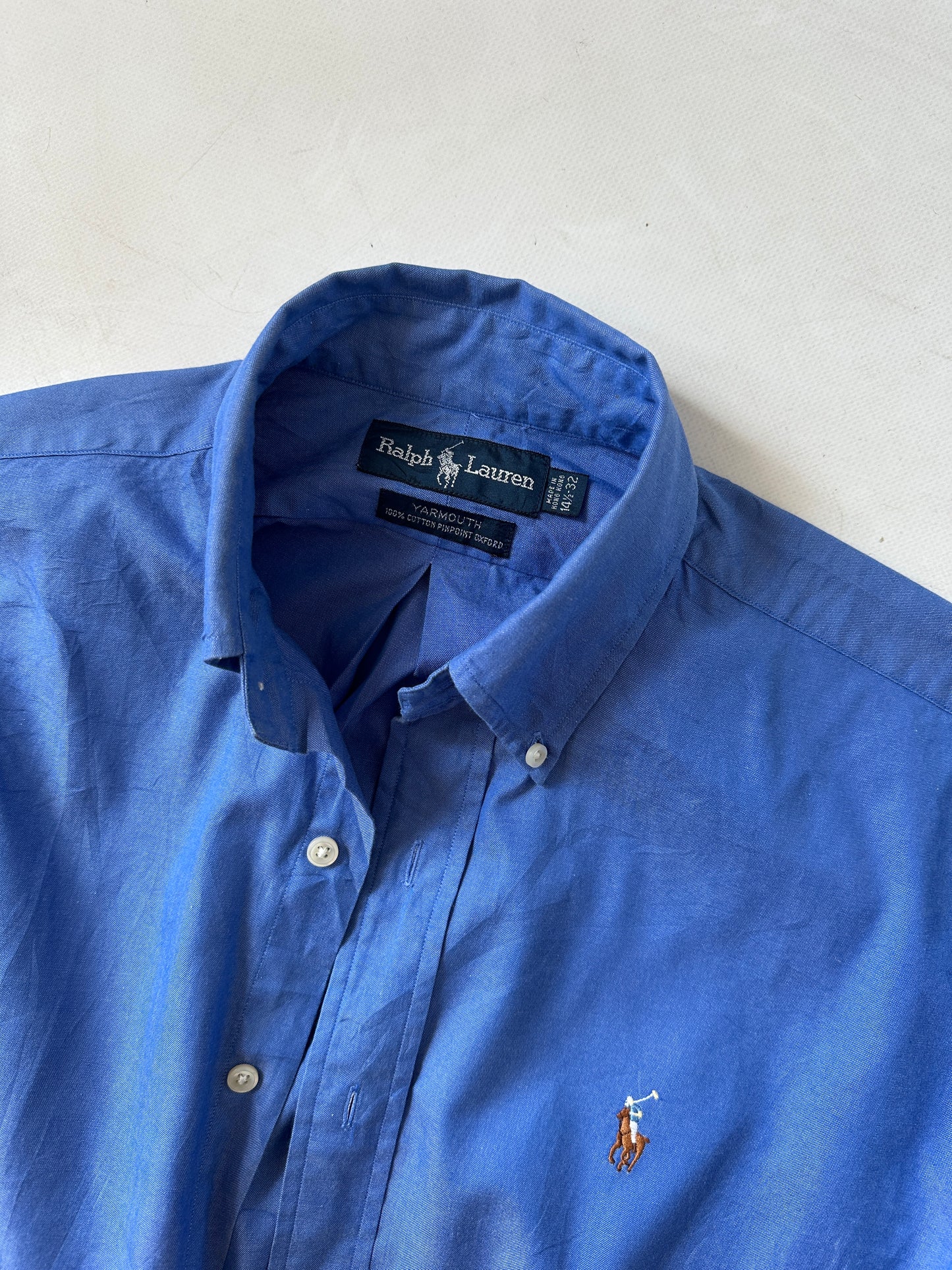 RALPH LAUREN blue electric shirt
