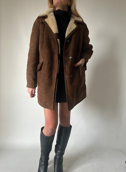 Chocolate petite sheepskin