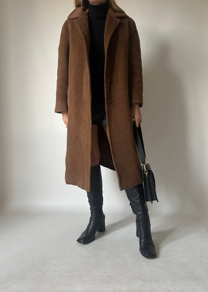 Piacenza 100% alpaca chocolate coat