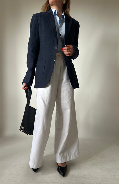 Blazer petite in puro lino