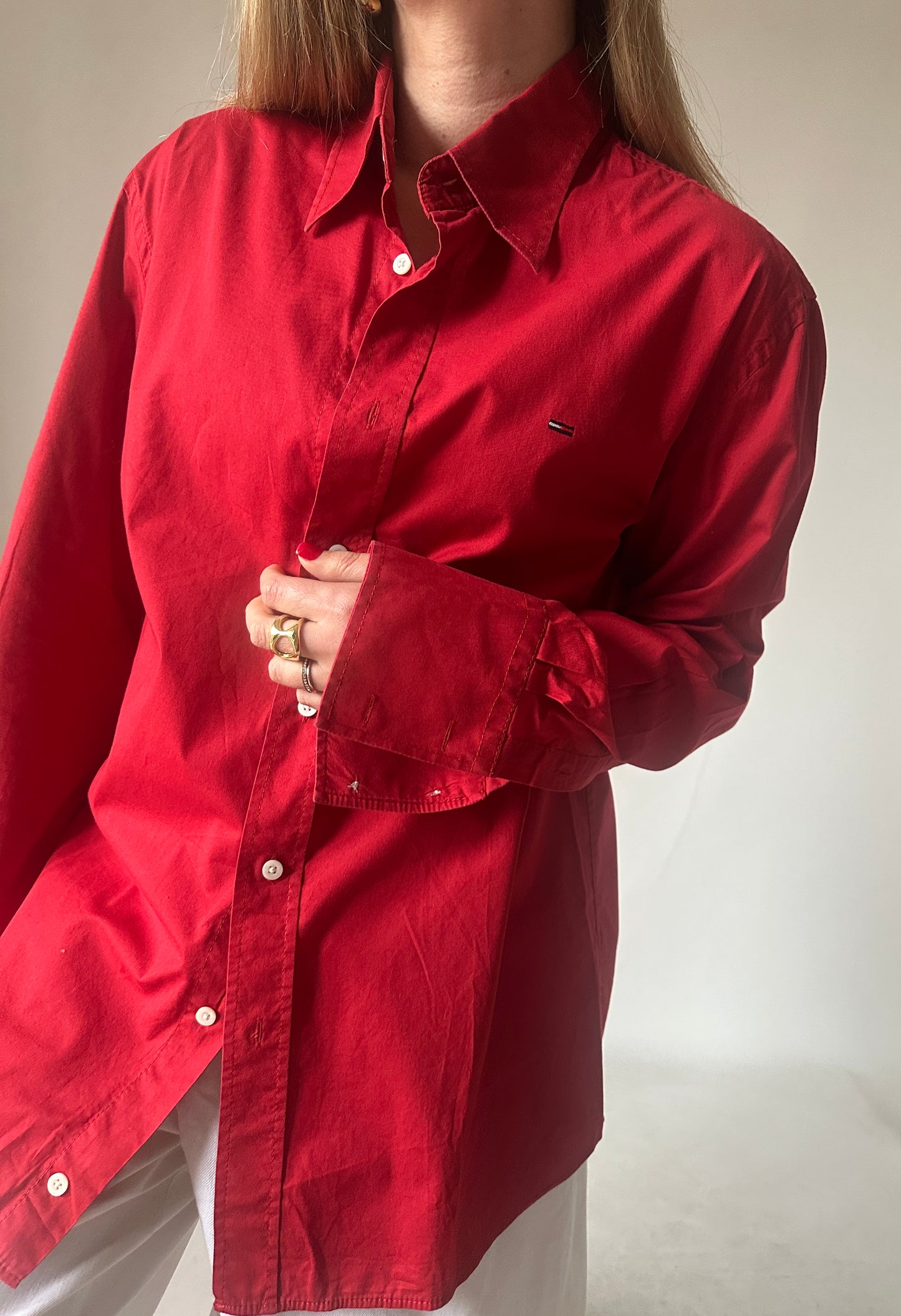 TOMMY HILFIGER cool red shirt