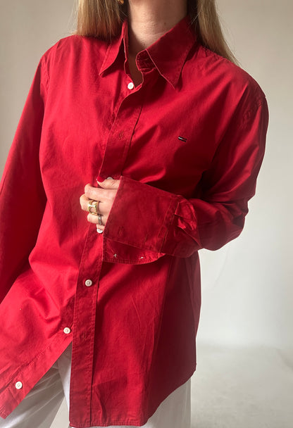 TOMMY HILFIGER cool red shirt