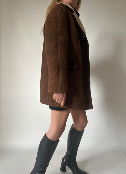 Chocolate petite sheepskin