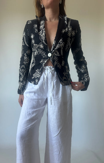 Blazer in puro lino pret-a-porter