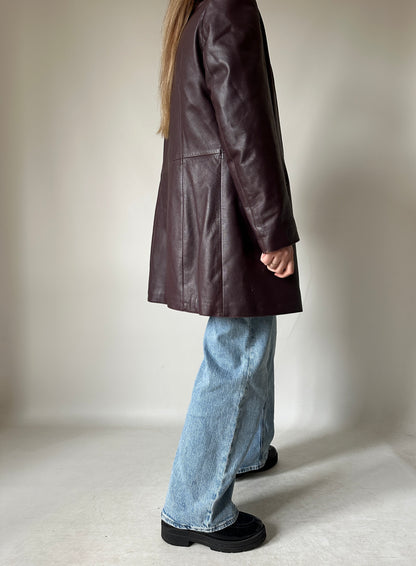 Vinaccia unique leather trench