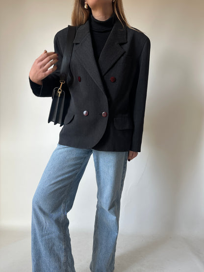 Made in Italy oversize wool blazer