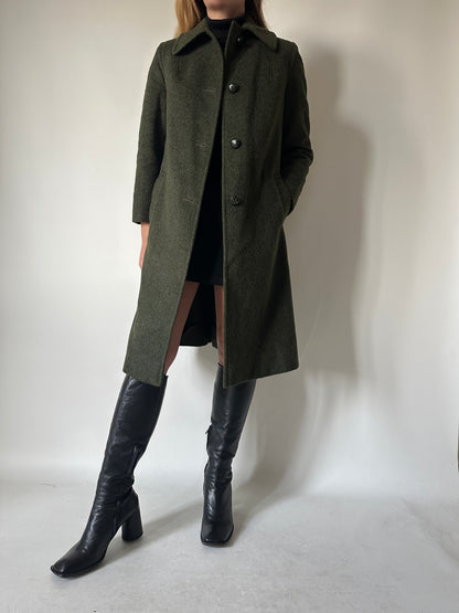 Wool and alpaca petite Loden
