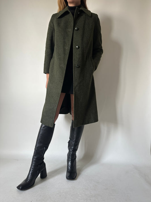 Wool and alpaca petite Loden