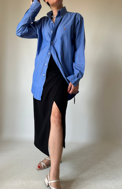 RALPH LAUREN blue electric shirt