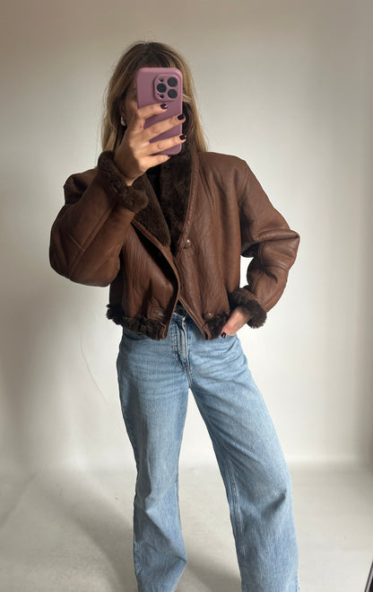 Chocolate petite Shearling