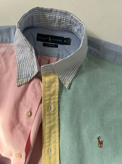 RALPH LAUREN unique patchwork shirt