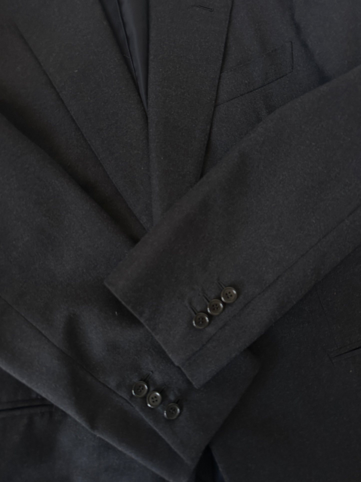 Minimal slim wool blazer
