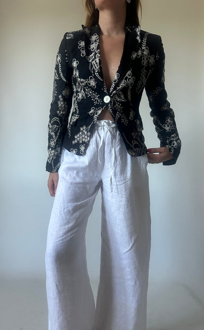 Blazer in puro lino pret-a-porter