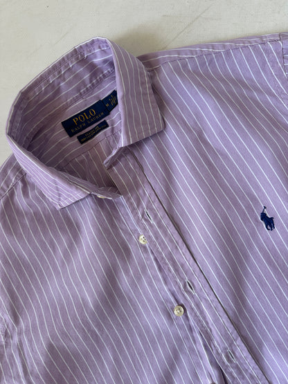 RALPH LAUREN pink striped shirt