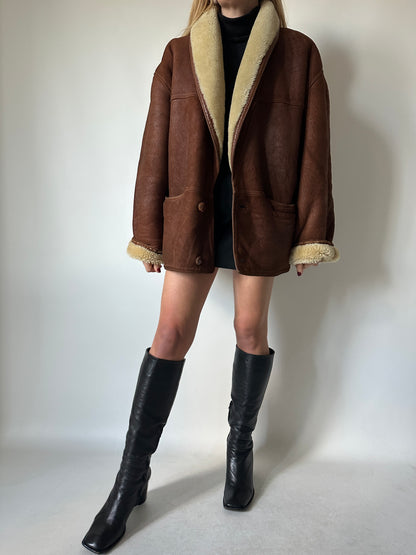 Brown perfect Shearling