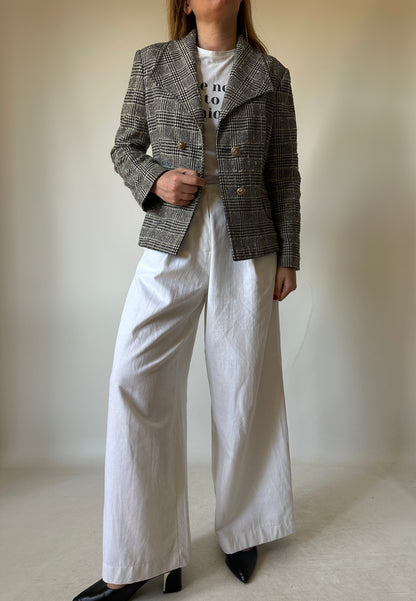 Blazer in fresco lana bouclè