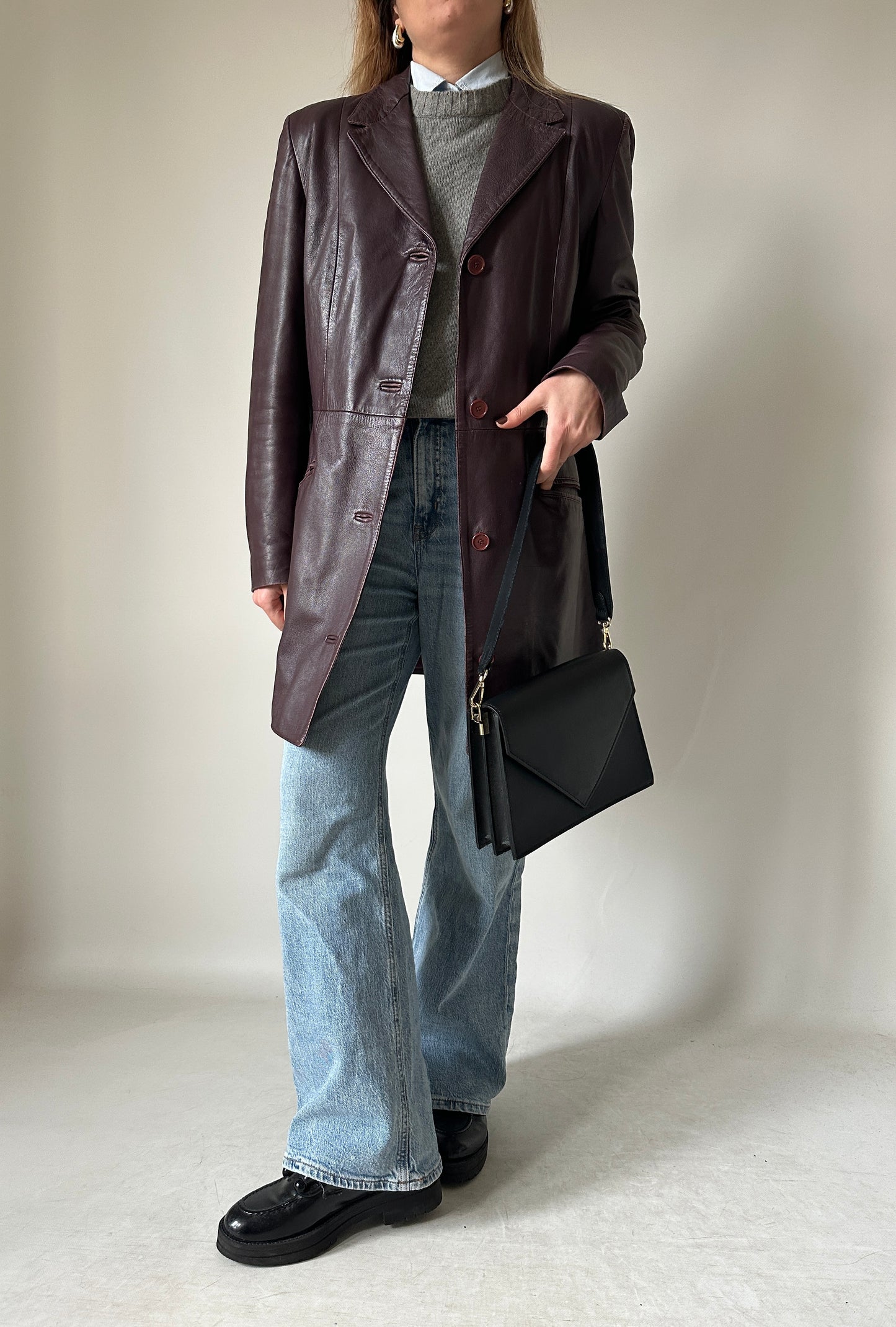 Vinaccia unique leather trench
