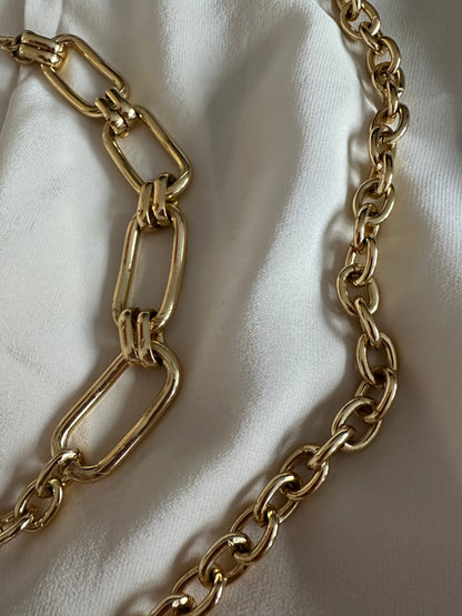 Collana cintura gioiello geometrica