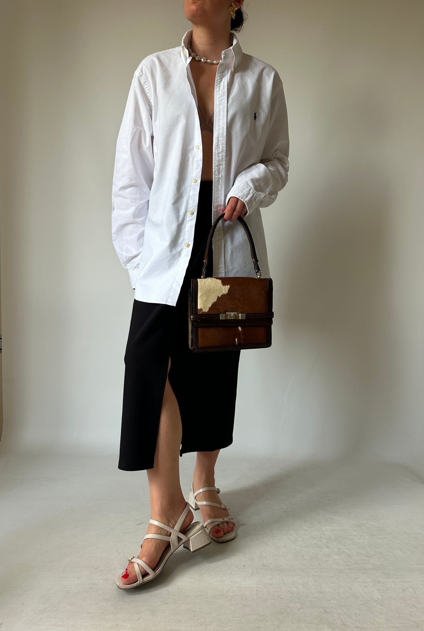RALPH LAUREN essential white shirt