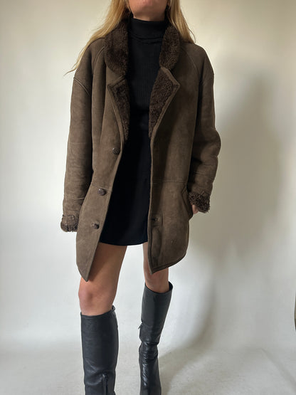 Chocolate passpartour Shearling