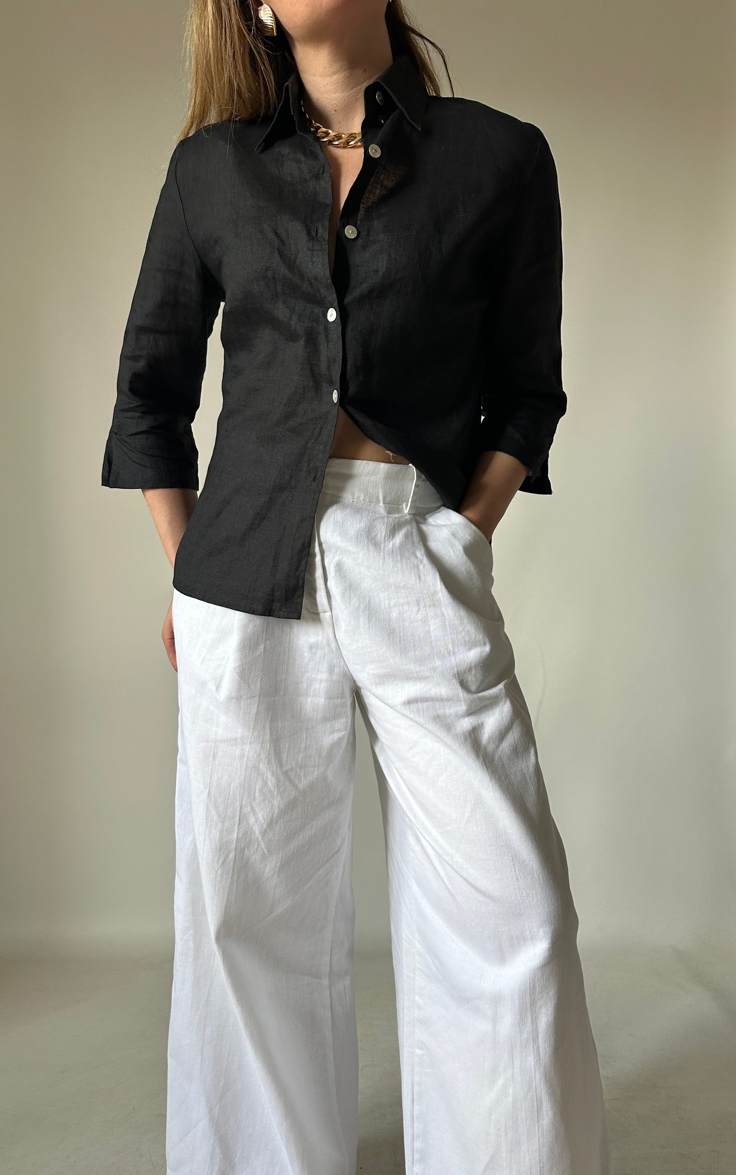 La camicia in lino chic