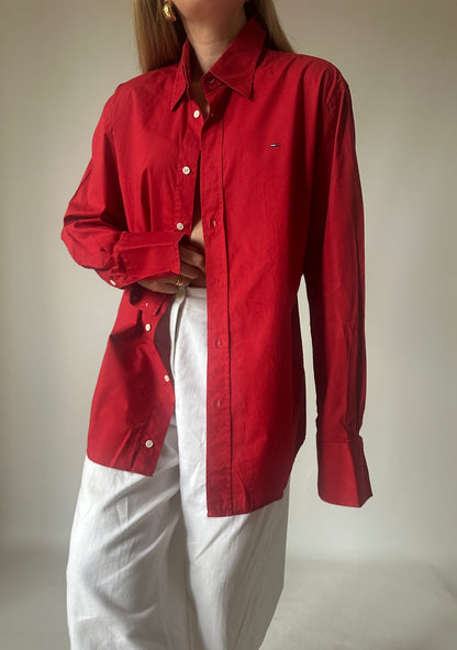 TOMMY HILFIGER cool red shirt