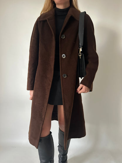 Pure merinos chocolate coat