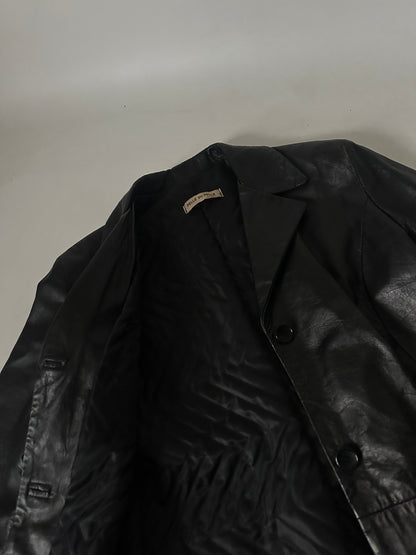 Giacca minimal in pelle