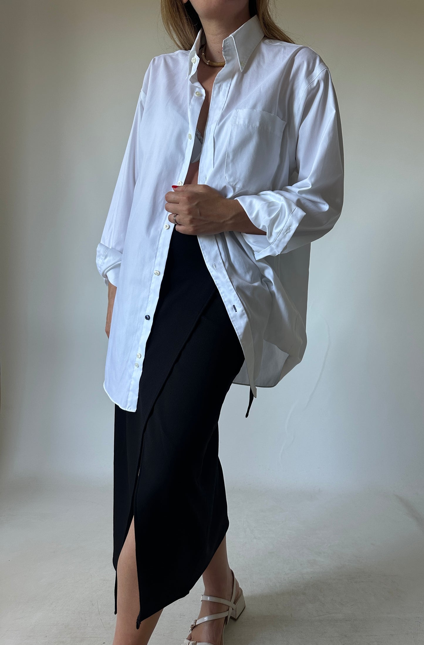 TOMMY HILFIGER oversize white shirt