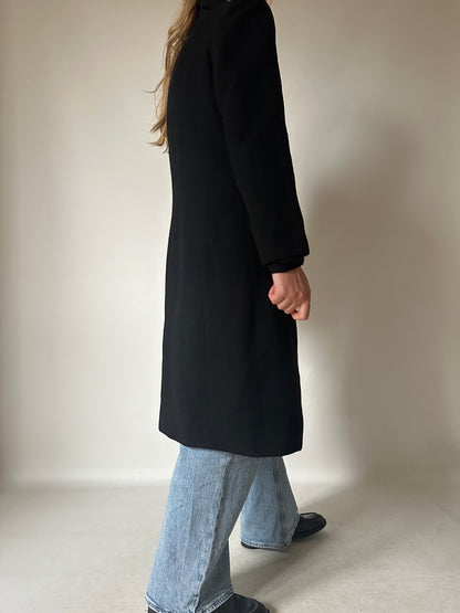 Wool slim coat